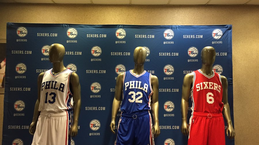 Philadelphia 76ers player jersey