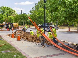 Google Fiber construction