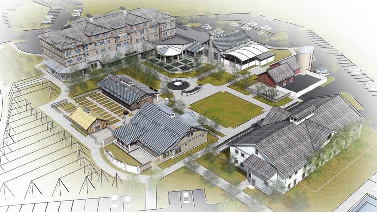 Chesapeake Bay Beach Club Adding 54 Guest Rooms Baltimore Business A Rendering Of The Inn At Chesapeake Bay Beach Club