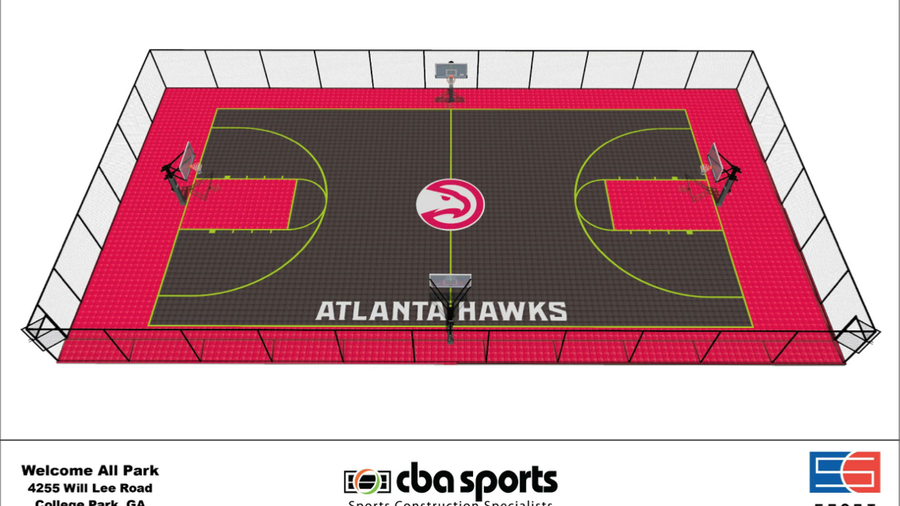 Atlanta Hawks Unveil New Court Design