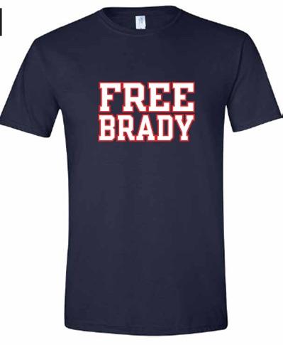 Free Tom Brady New England Patriots Deflate gate T Shirt