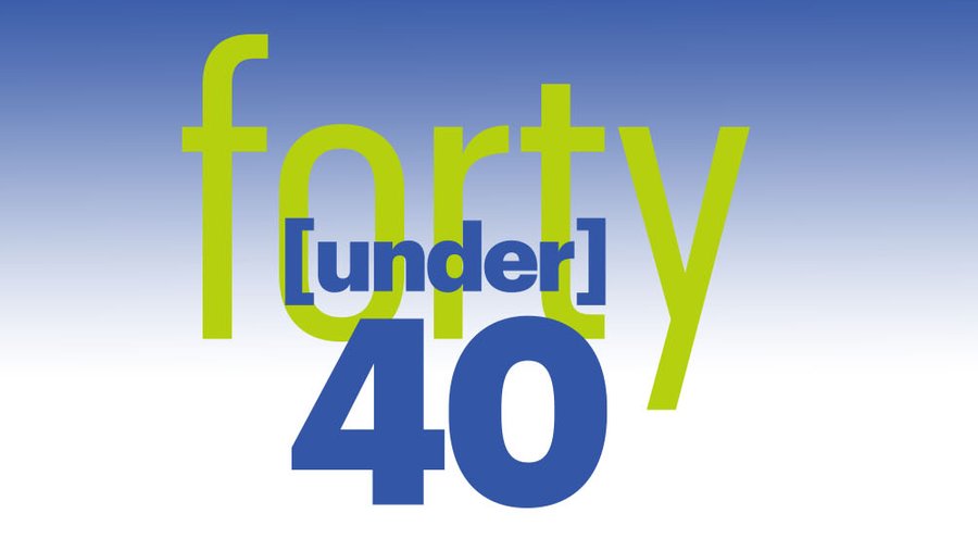 Forty Under 40 banner