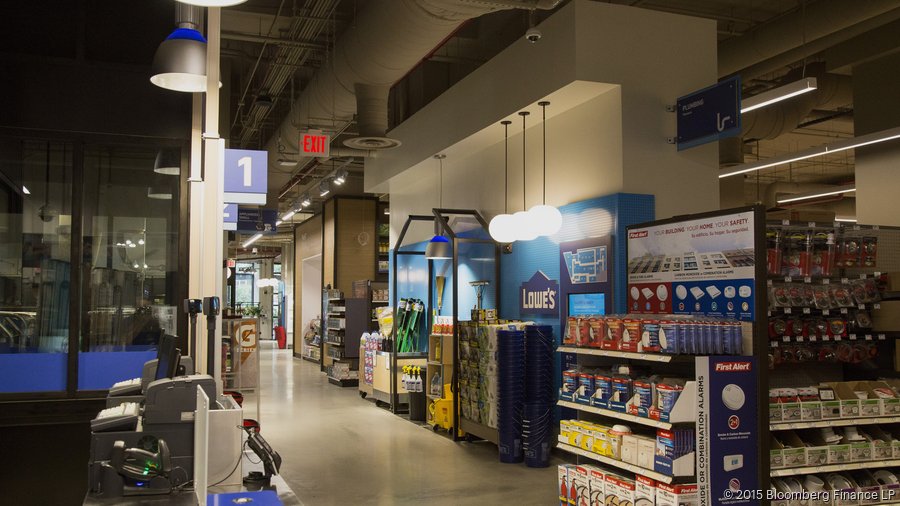 Lowe s opens its first urban oriented home improvement store in Manhattan New York Business Journal