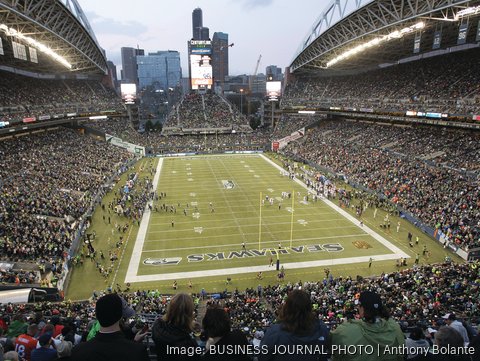 Seahawks business winners: Clear Channel wants to surround stadium with  salute - Puget Sound Business Journal