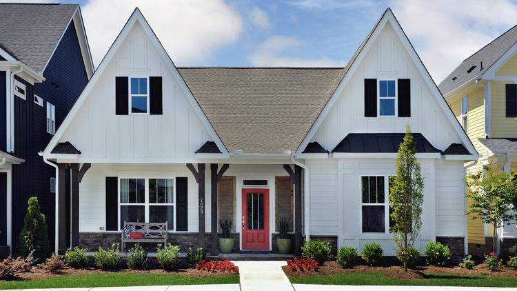 Home in Wendell Falls built by Lennar Carolinas. 