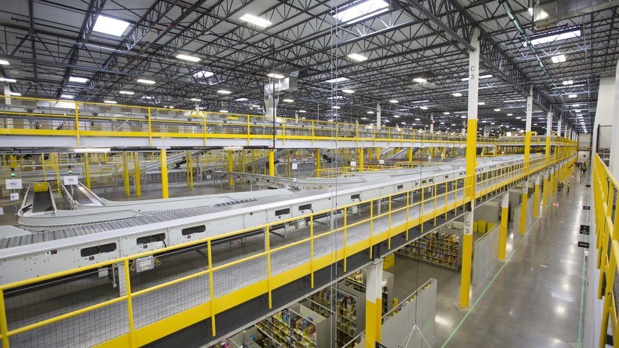 Get a look inside the massive new Amazon.com Kenosha facility ...