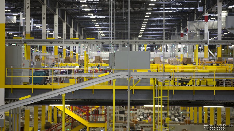 Get a look inside the massive new Amazon.com Kenosha facility ...