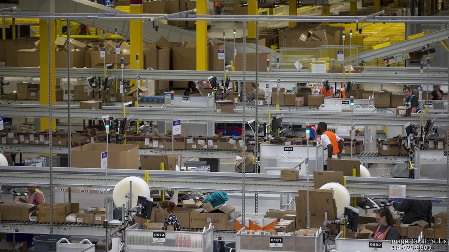 Get a look inside the massive new Amazon.com Kenosha facility ...