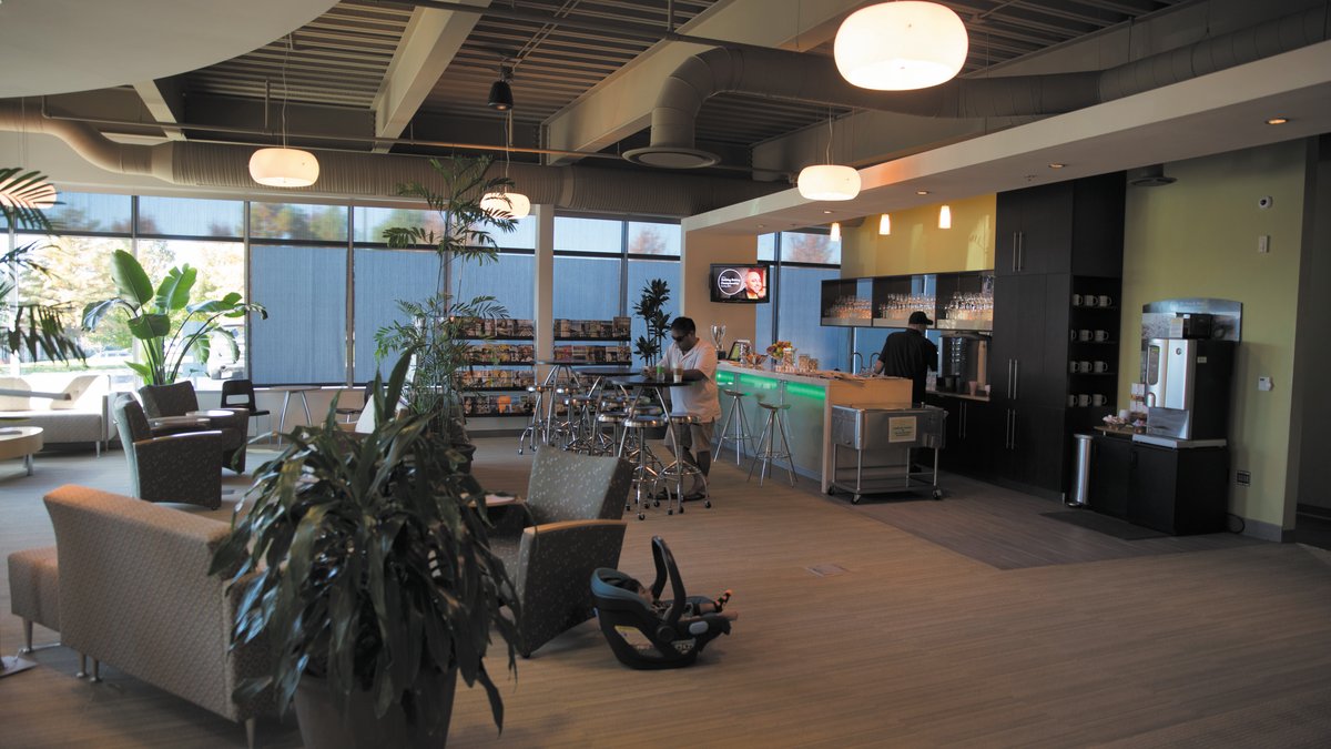 Area bank can officially say its newlook lobby is its trademark