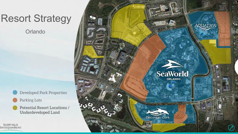 SeaWorld hotel resort map
