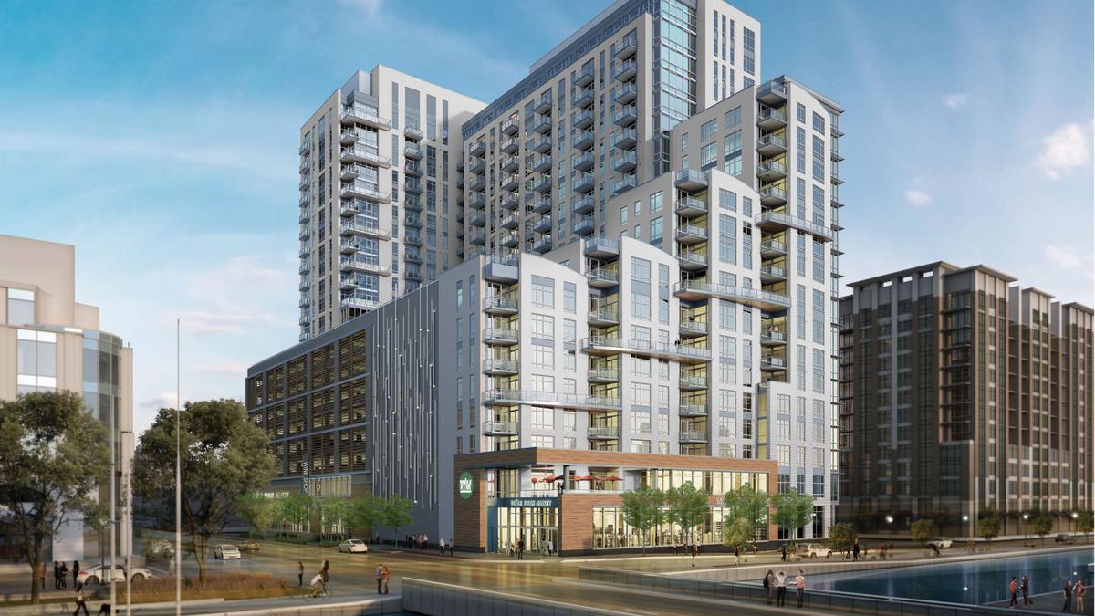 22-story apartment, Whole Foods tower breaks ground in Harbor East ...