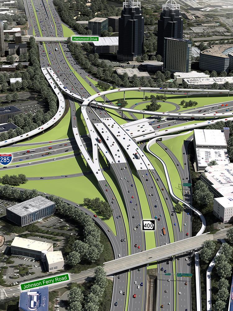 I-285/Georgia 400 transformation moves forward with smaller price tag - Atlanta Business Chronicle