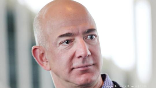 Jeff Bezos of Amazon and Bezos Expeditions is pictured in Seattle, Washington