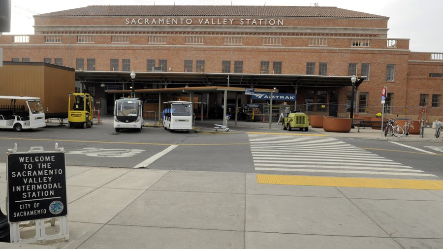 Sacramento's Amtrak station makeover showing signs of progress