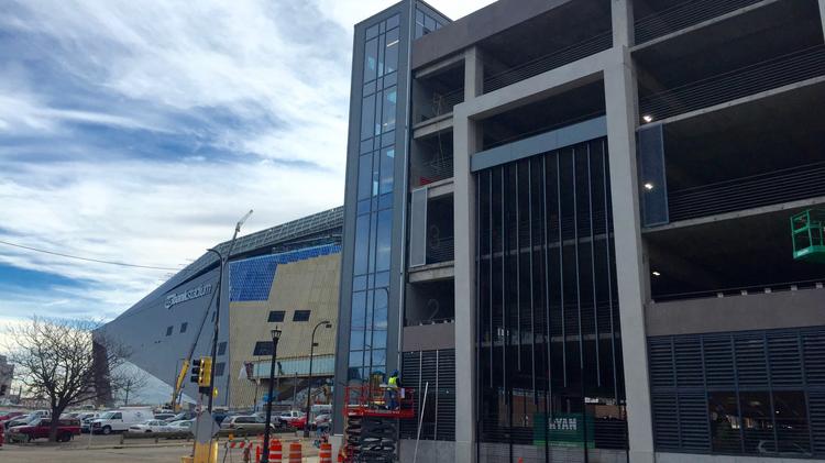 Parking ramp next to U.S. Bank Stadium opens Jan. 1 - Minneapolis / St ...