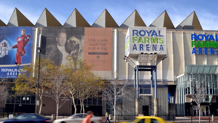 places to eat near royal farms arena
