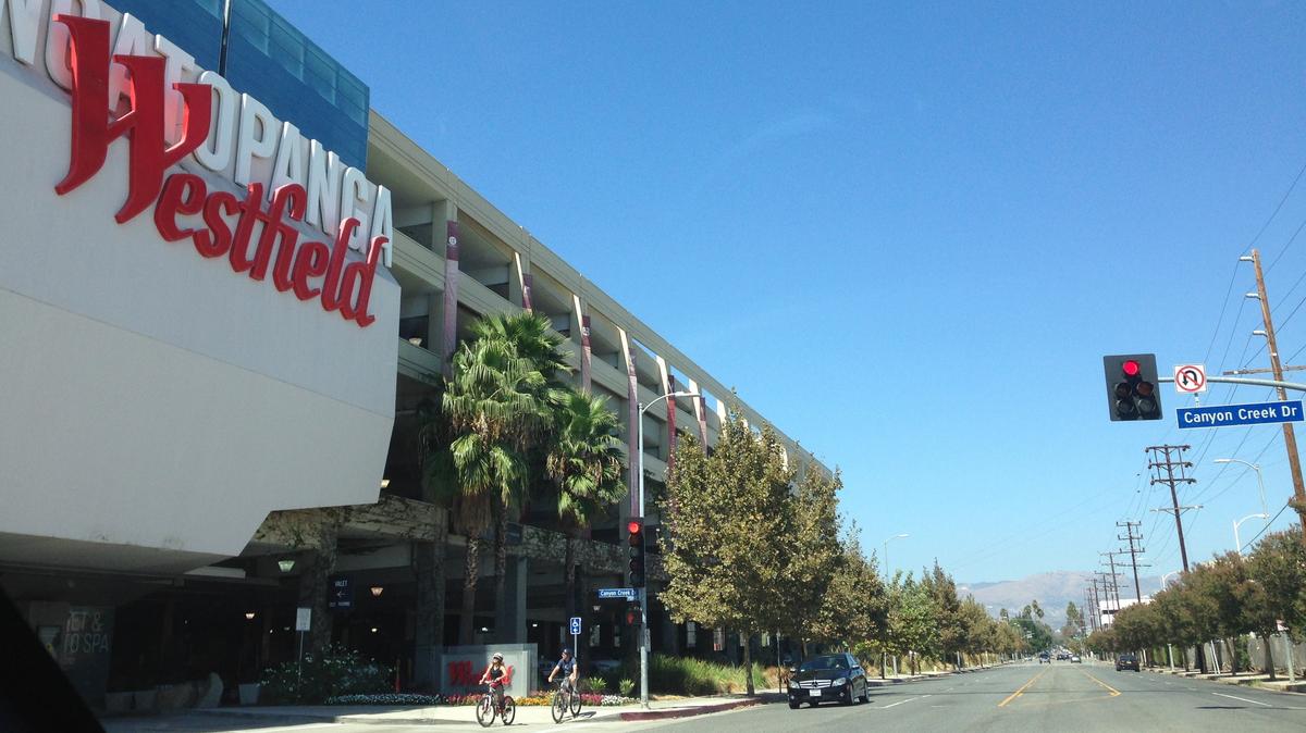 Westfield Topanga shopping center in Southern California - Los