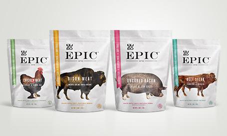 EPIC Uncured Bacon Protein Bars, Paleo Friendly, 12 ct, 1.5 oz Bars 