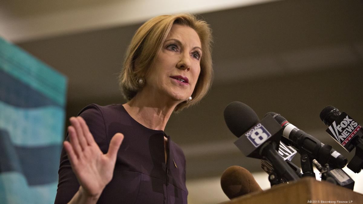 Carly Fiorina talks about small business issues during presidential ...