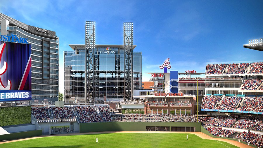 Braves Explore Extending SunTrust Park Netting