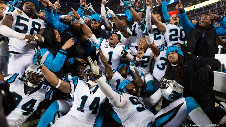 Panthers Celebrate NFC Championship