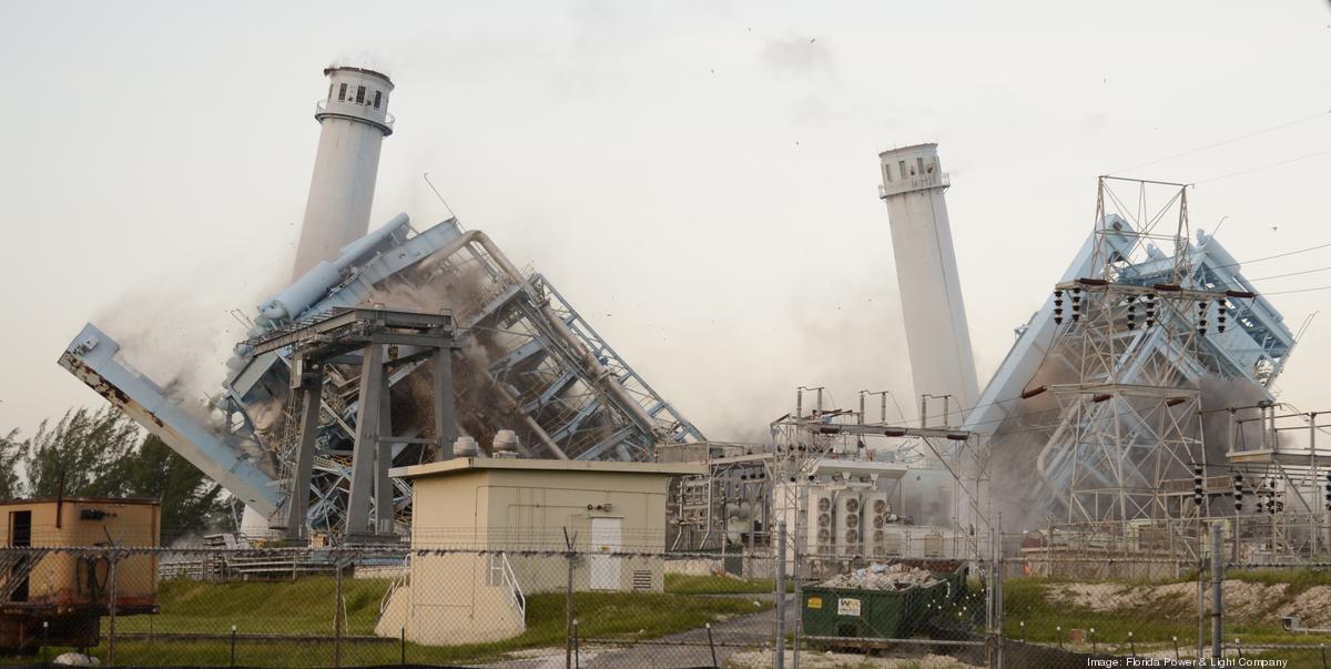 FPL demolishes Cutler Power Plant - slideshow (Video) - South Florida ...