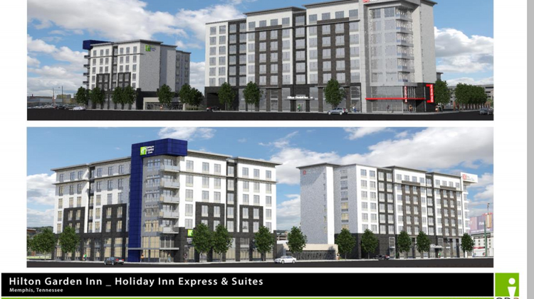 nitinkumar patel is proposing two hotels side by side across from autozone park - Hilton Garden Inn Memphis nitinkumar patel is proposing two hotels side by side across from autozone park - Hilton Garden Inn Memphis