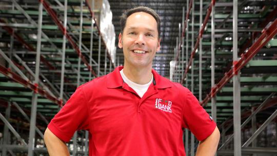 Eric Cooper at San Antonio Food Bank