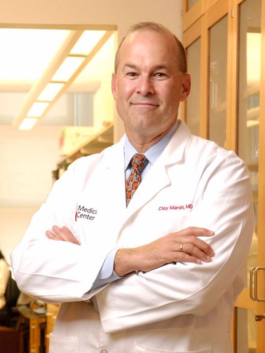 Clay Marsh leaving Ohio State Wexner Medical Center, following Gordon