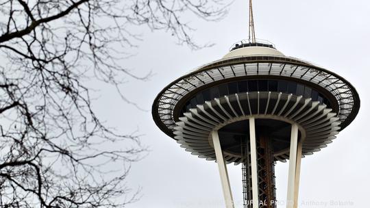 Iconic Space Needle in Seattle, Wash.