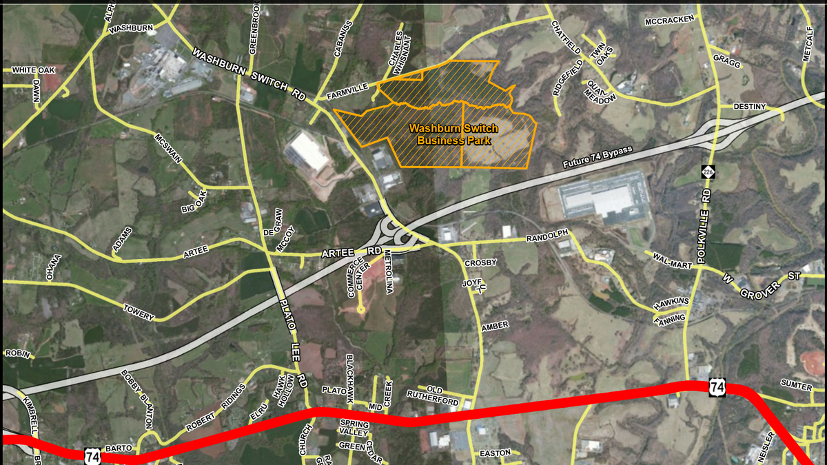 Highway 74 Bypass Shelby Nc Map How this bypass project could affect development in Cleveland 