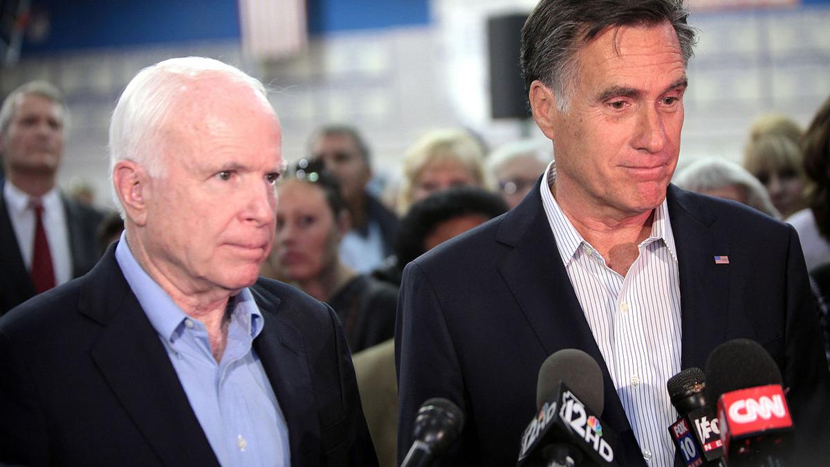 McCain joins Romney in GOP establishment civil war against Donald ...