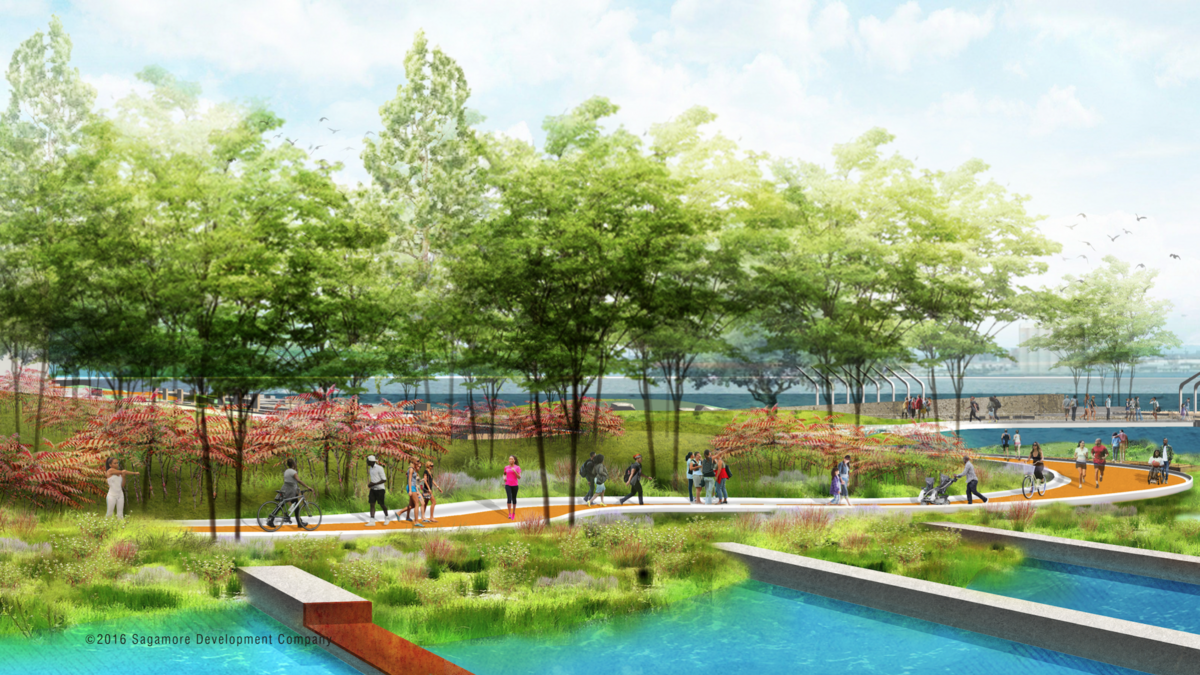 Sagamore Development's waterfront park in Port Covington will have room ...