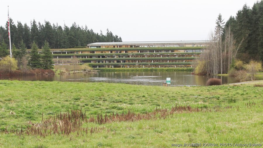 Weyerhaeuser's expansive and forested headquarterscampus in Federal Way ...