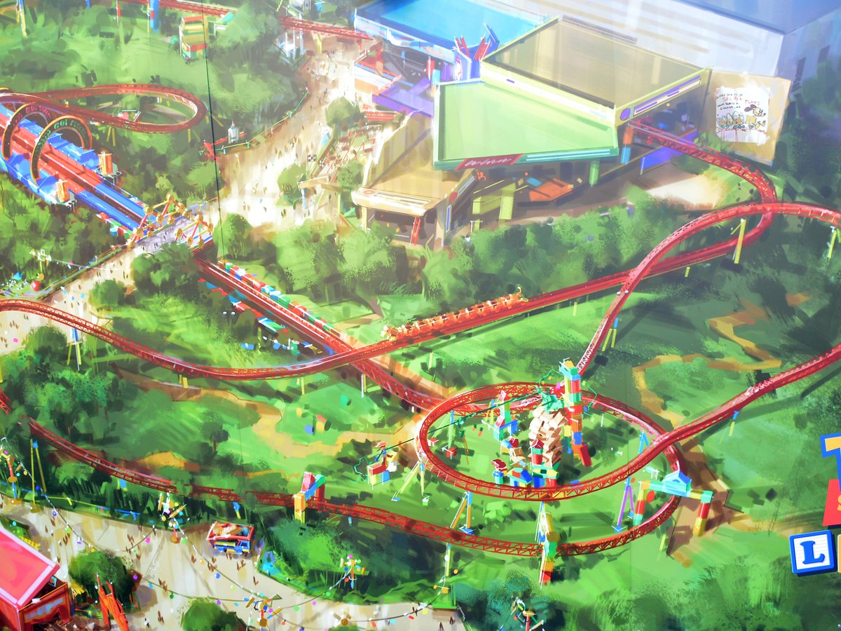 Disney s Toy Story Land shares peek at new Slinky Dog Dash coaster