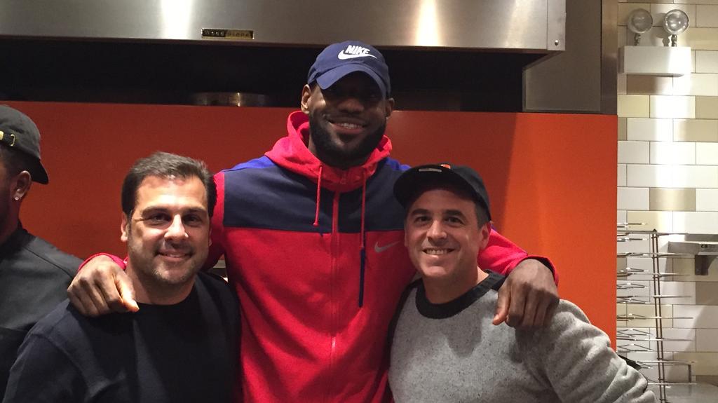 is blaze pizza owned by lebron james